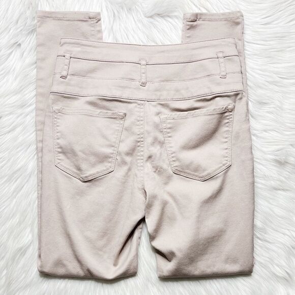 Refuge High Waist Skinny Jeans Dusty Rose Pink Size 4 - Picture 3 of 5